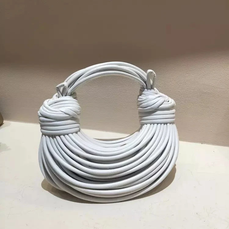 "DOUBLE KNOT"  Women's Faux Leather Handbag