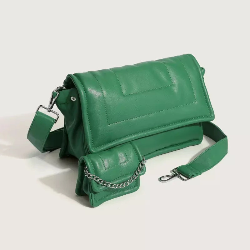 "CHARLIE"  Women's Faux Leather Cross-Body Bag