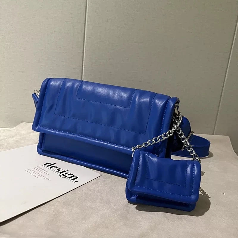 "CHARLIE"  Women's Faux Leather Cross-Body Bag