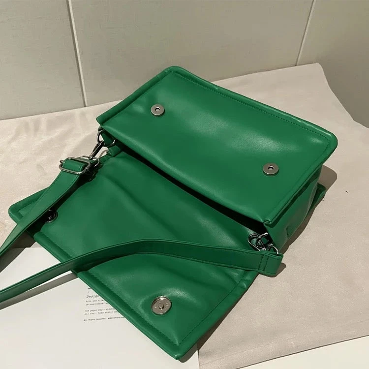 "CHARLIE"  Women's Faux Leather Cross-Body Bag